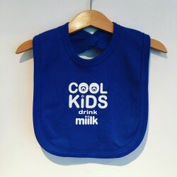 Blue Cool Kids Bib