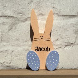 Bunny blue personalised