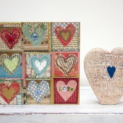 Patchwork Hearts-Any Occassion